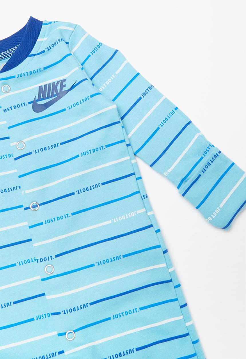 Nike - Stripe footed coverall - blue