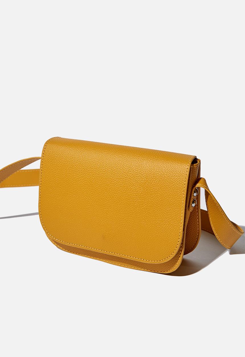 Cotton On - Saddle cross body bag - yellow 