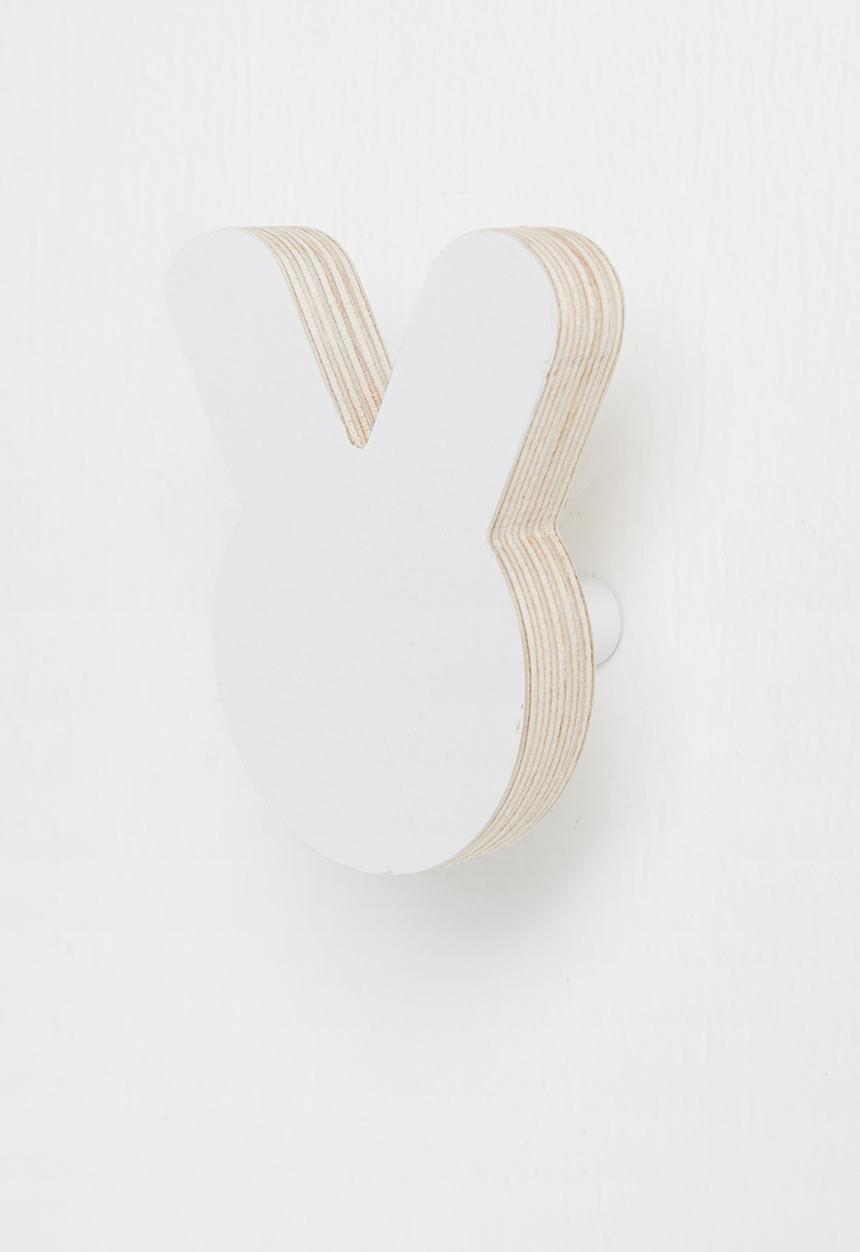 Sixth Floor - Bunny hook set of 2 - white/natural