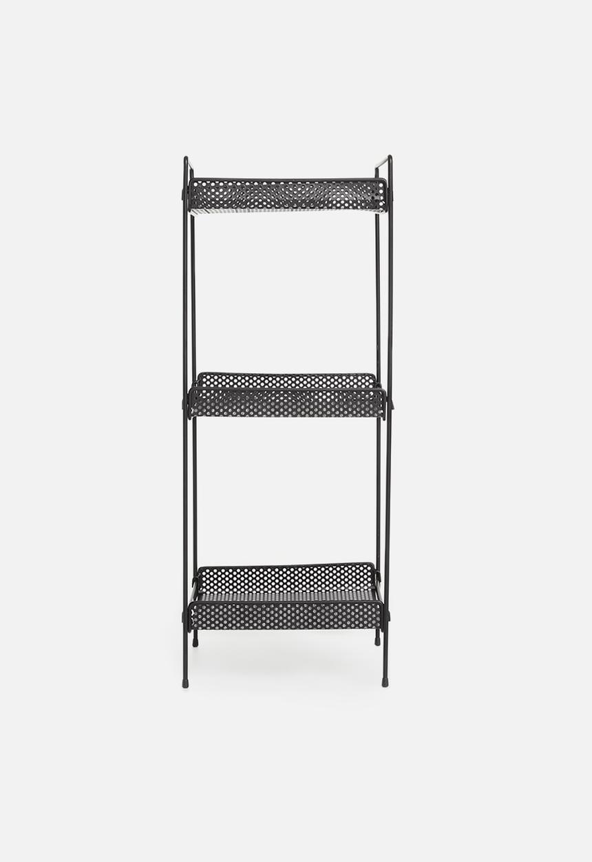 Sixth Floor - Perforated shelf - black
