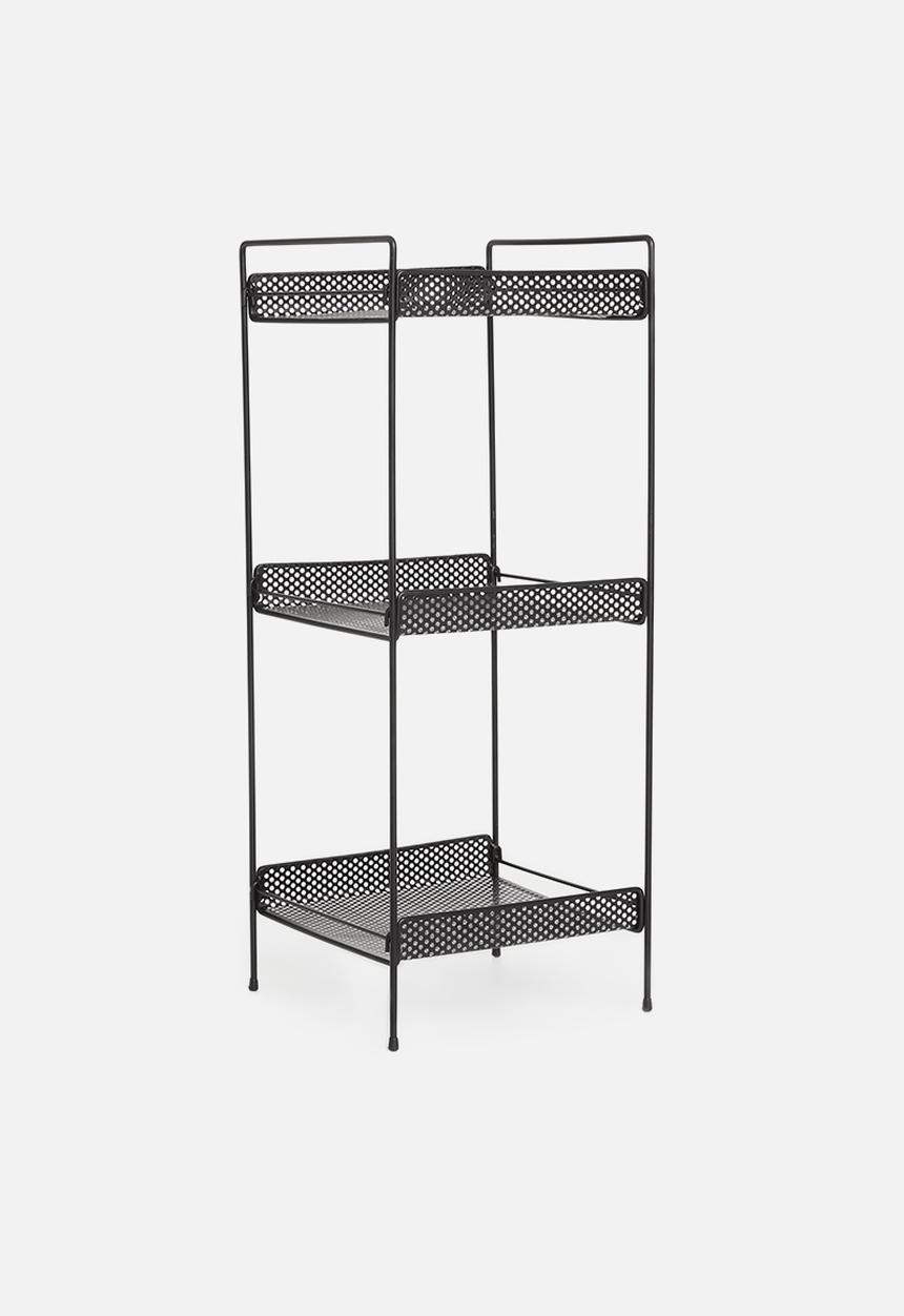 Sixth Floor - Perforated shelf - black