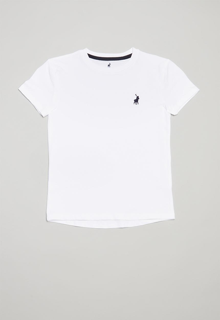 POLO - Girls kelly short sleeve tee - white
