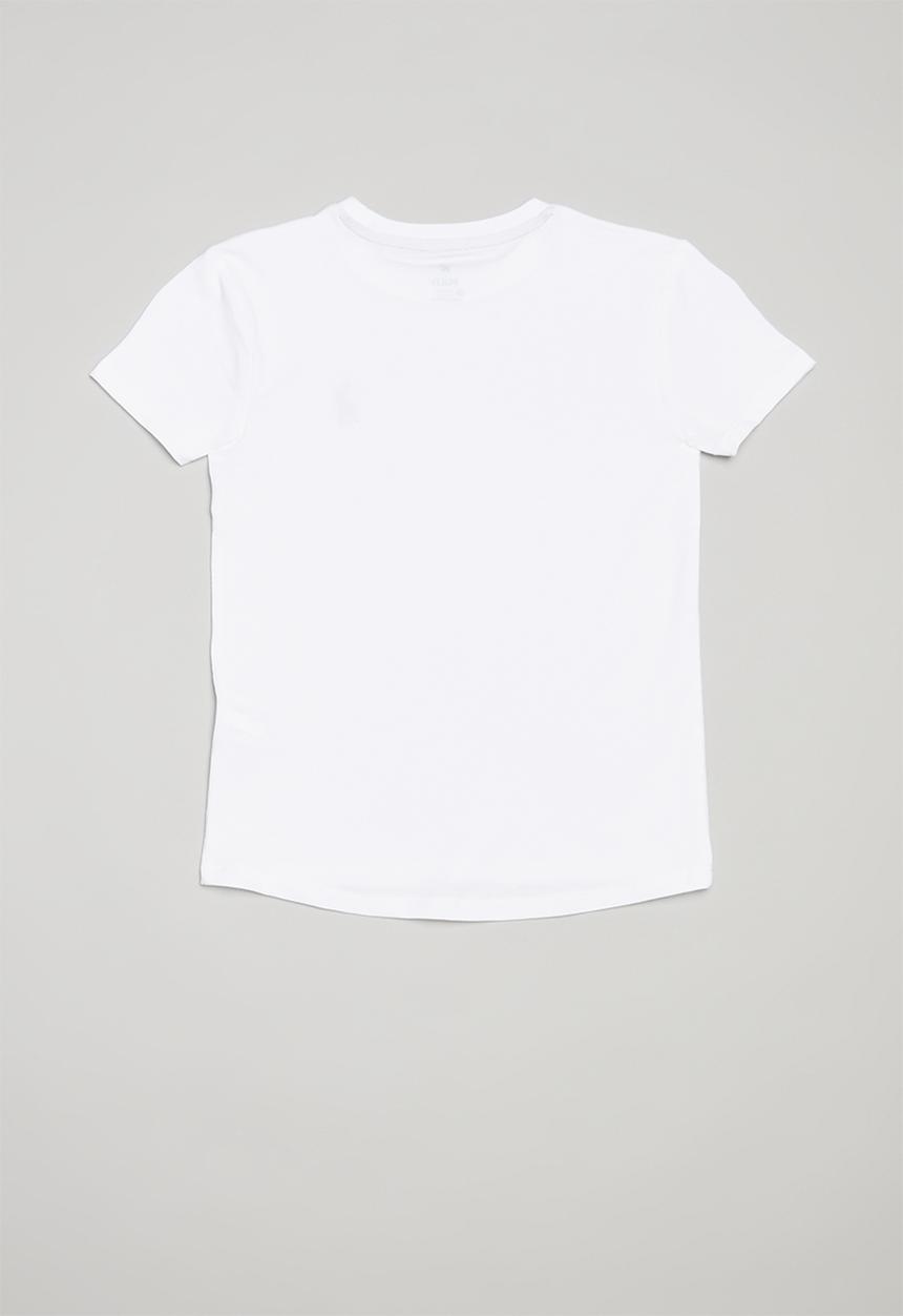 POLO - Girls kelly short sleeve tee - white