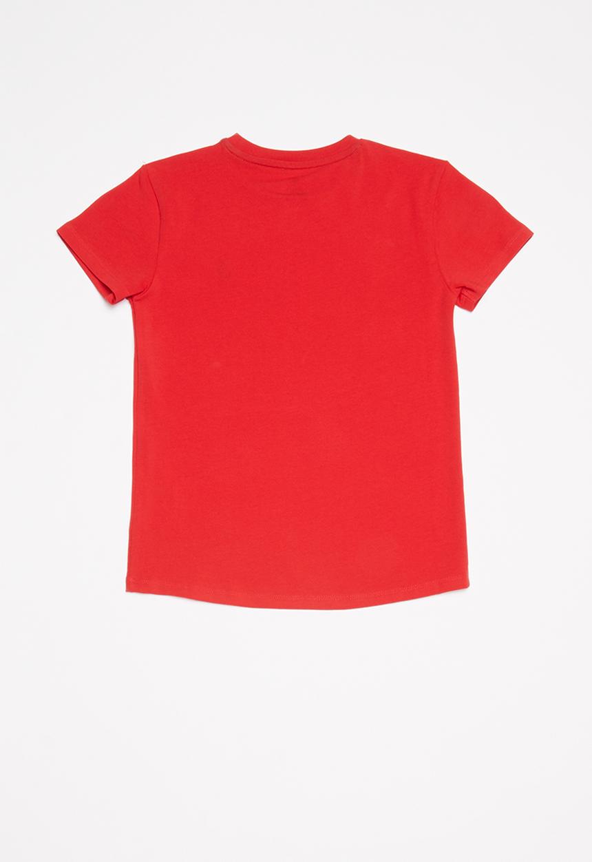 POLO - Girls kelly short sleeve tee - red