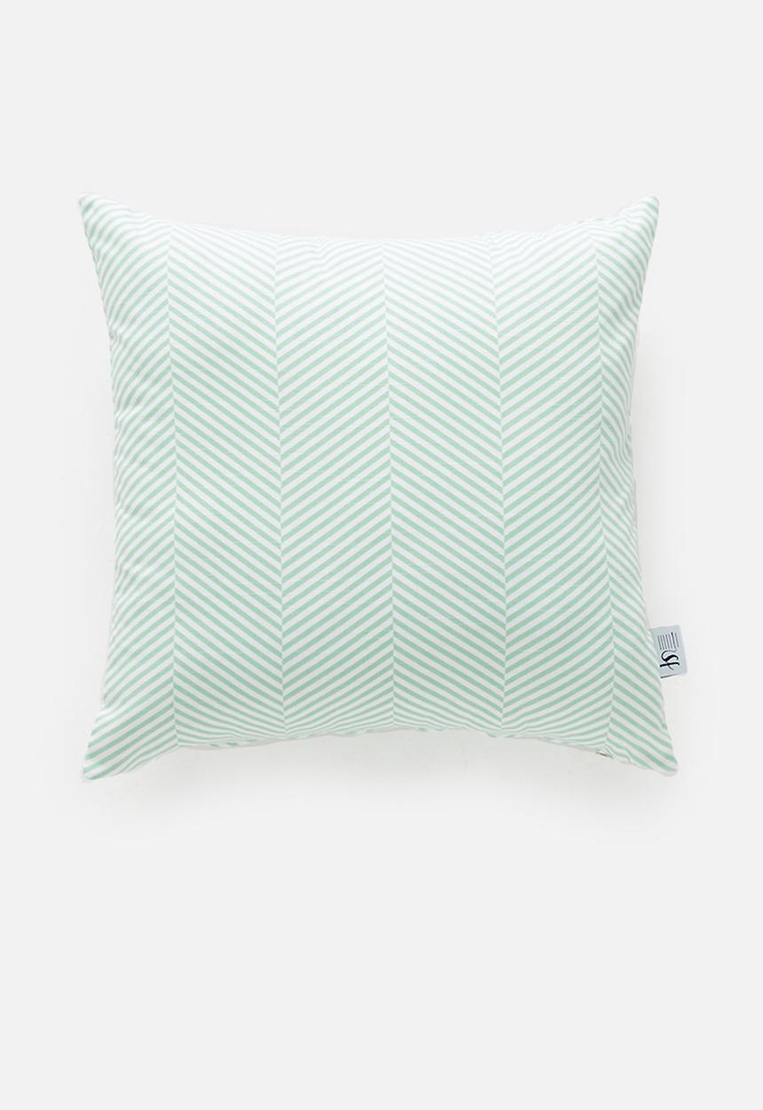 Sixth Floor - Herringbone cushion cover - duck egg