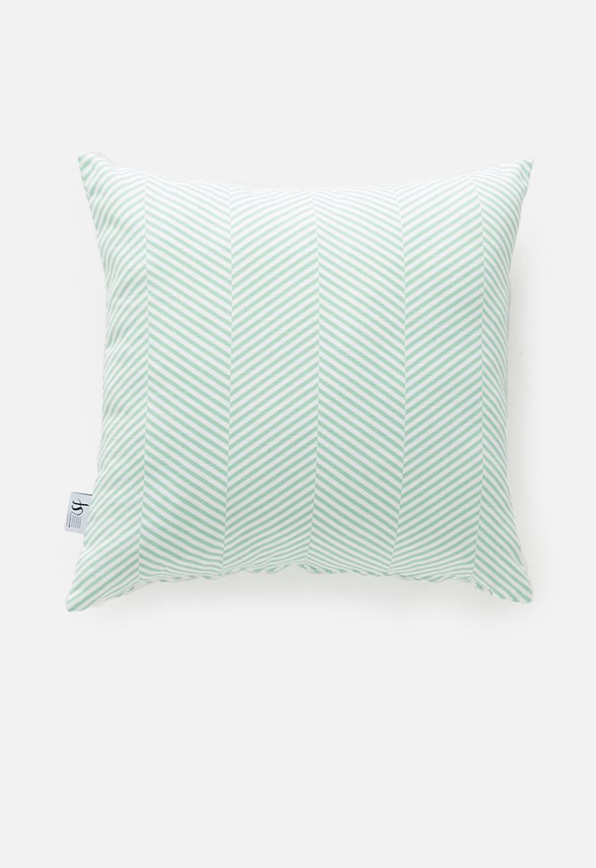 Sixth Floor - Herringbone cushion cover - duck egg