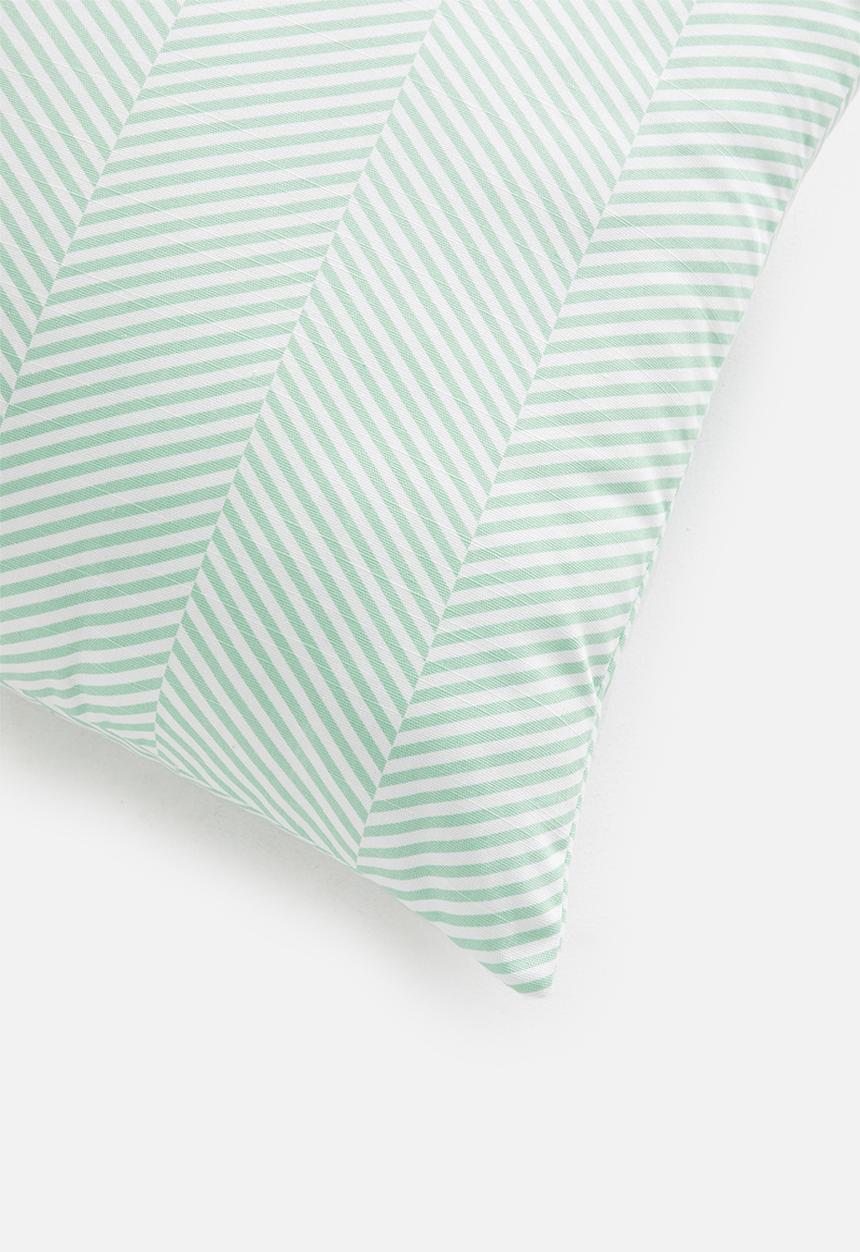 Sixth Floor - Herringbone cushion cover - duck egg