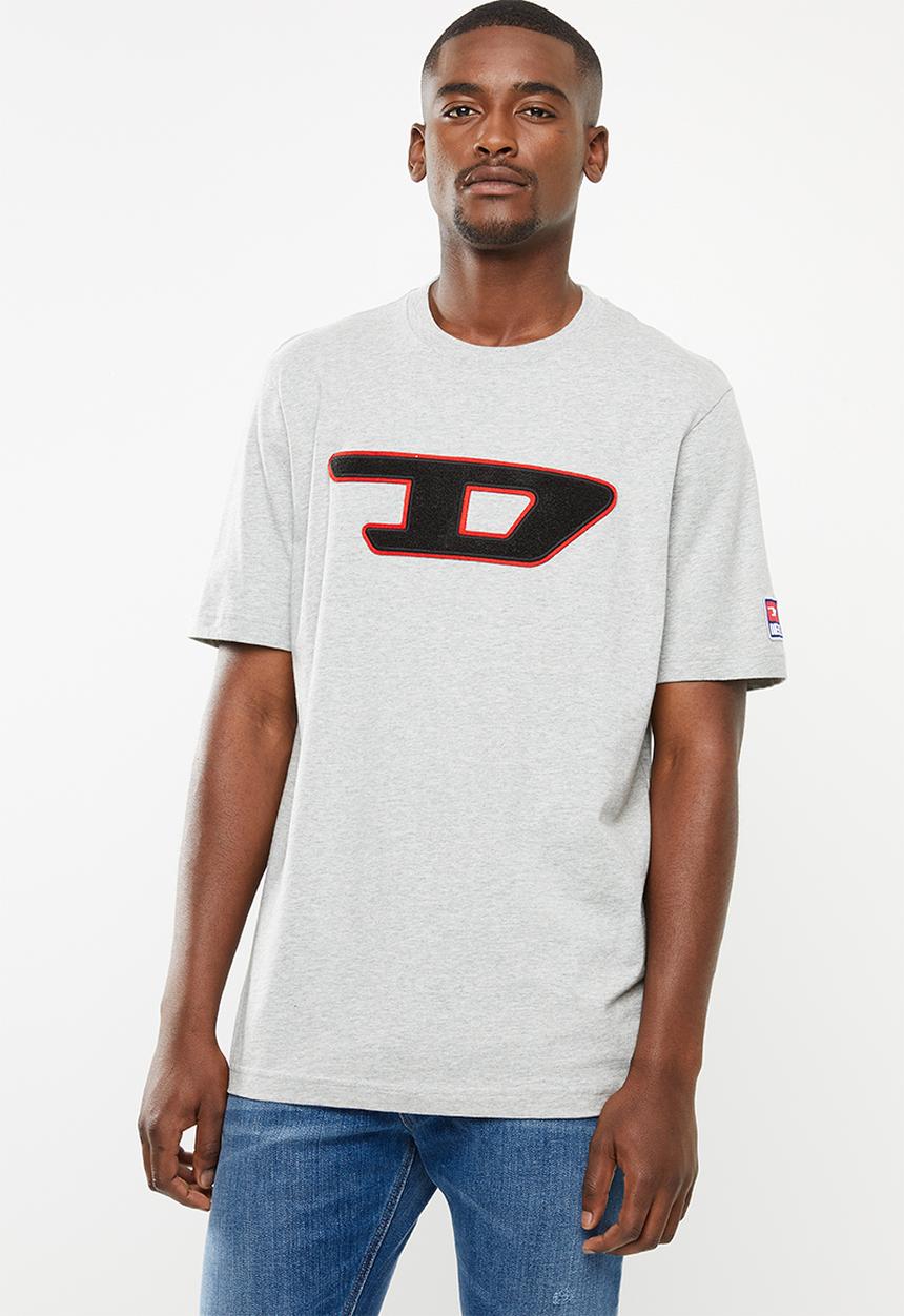 Diesel  - T-just-division maglietta - grey