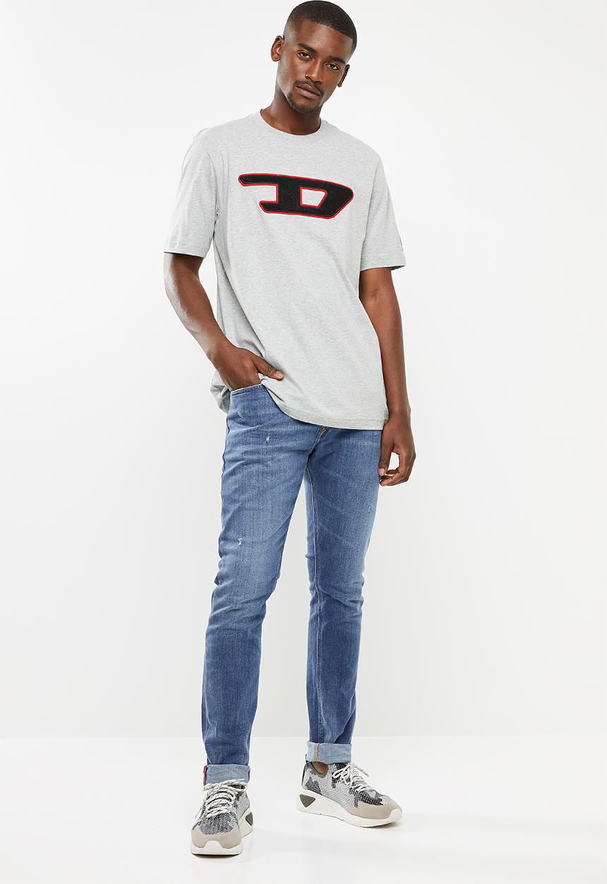 Diesel  - T-just-division maglietta - grey