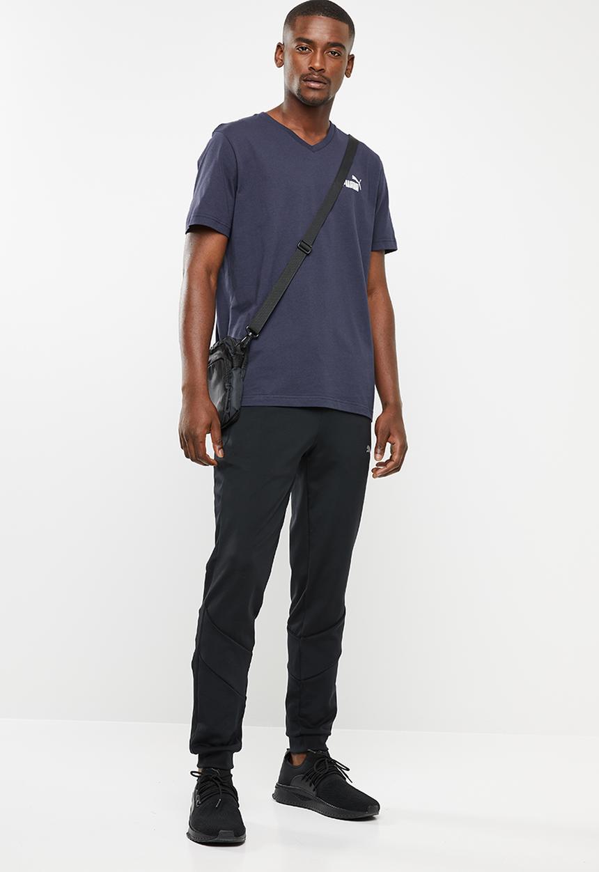 PUMA - Essentials plus v-neck short sleeve tee - navy 