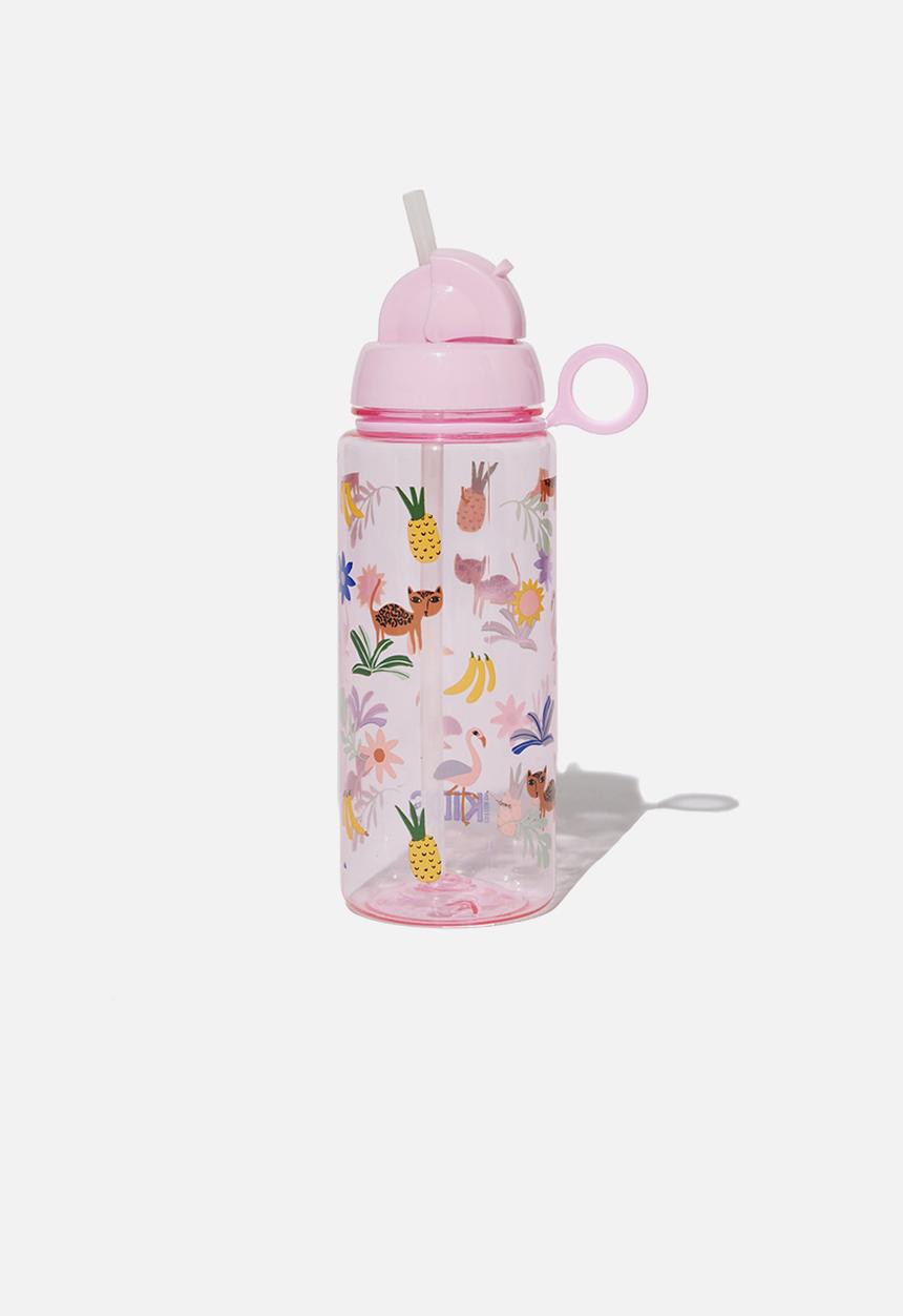 Cotton On - Spring drink bottle - pink 