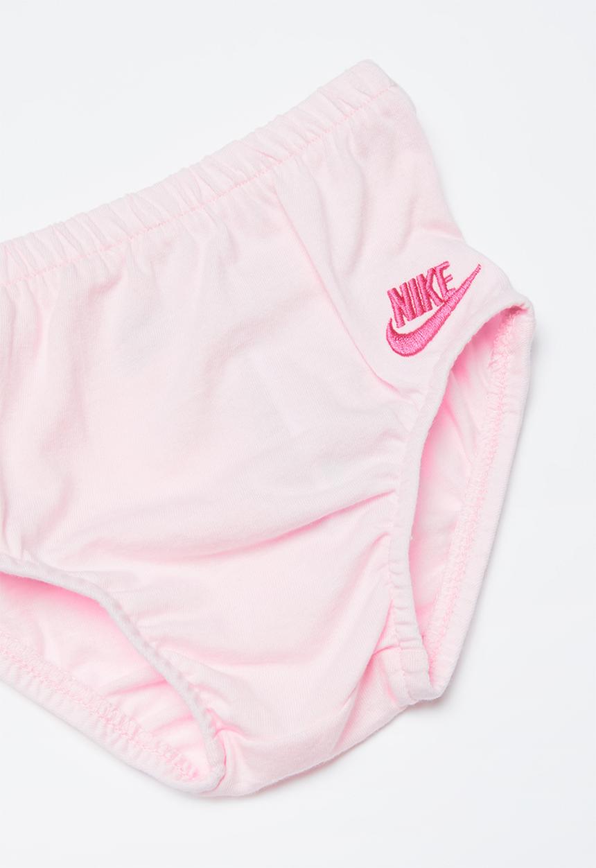 Nike - Stripe polo dress - pink