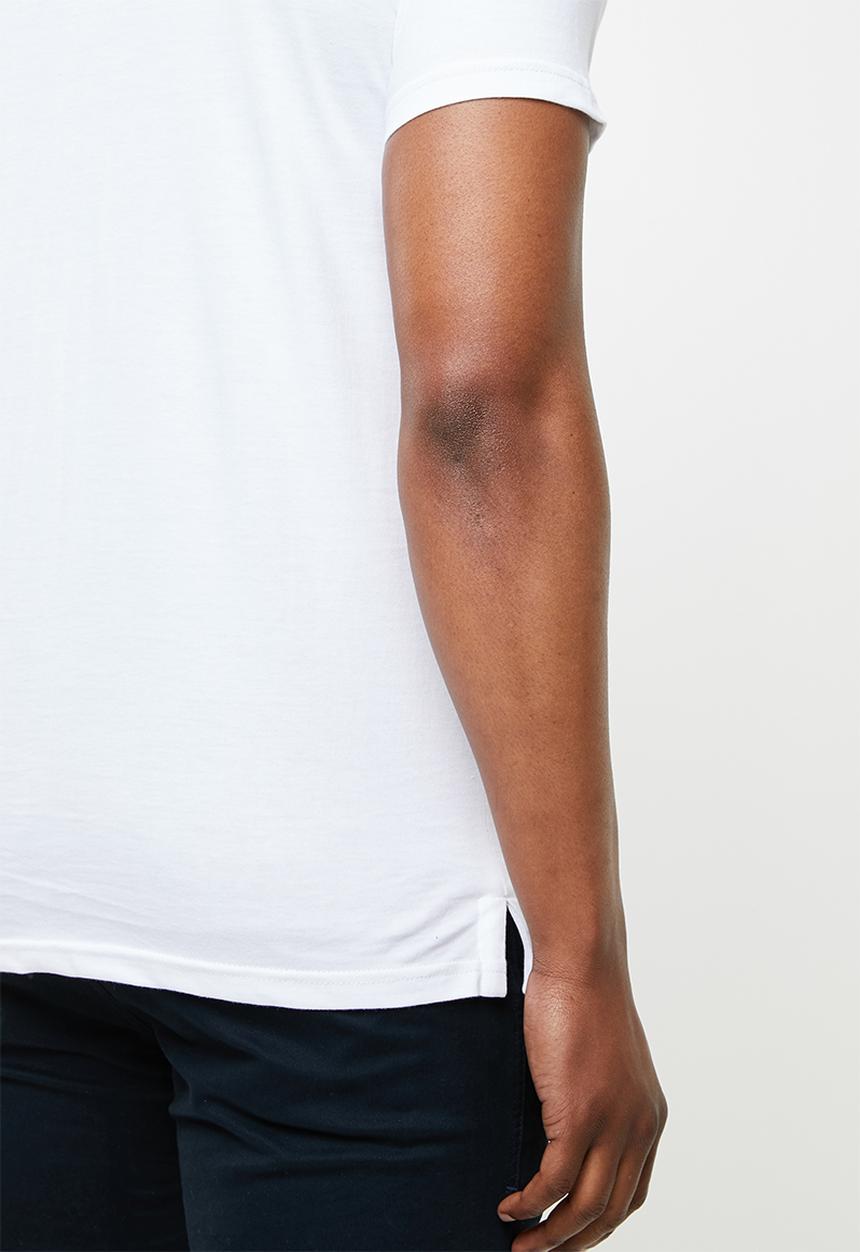 Pringle of Scotland - Brooderick crew neck short sleeve tee - white