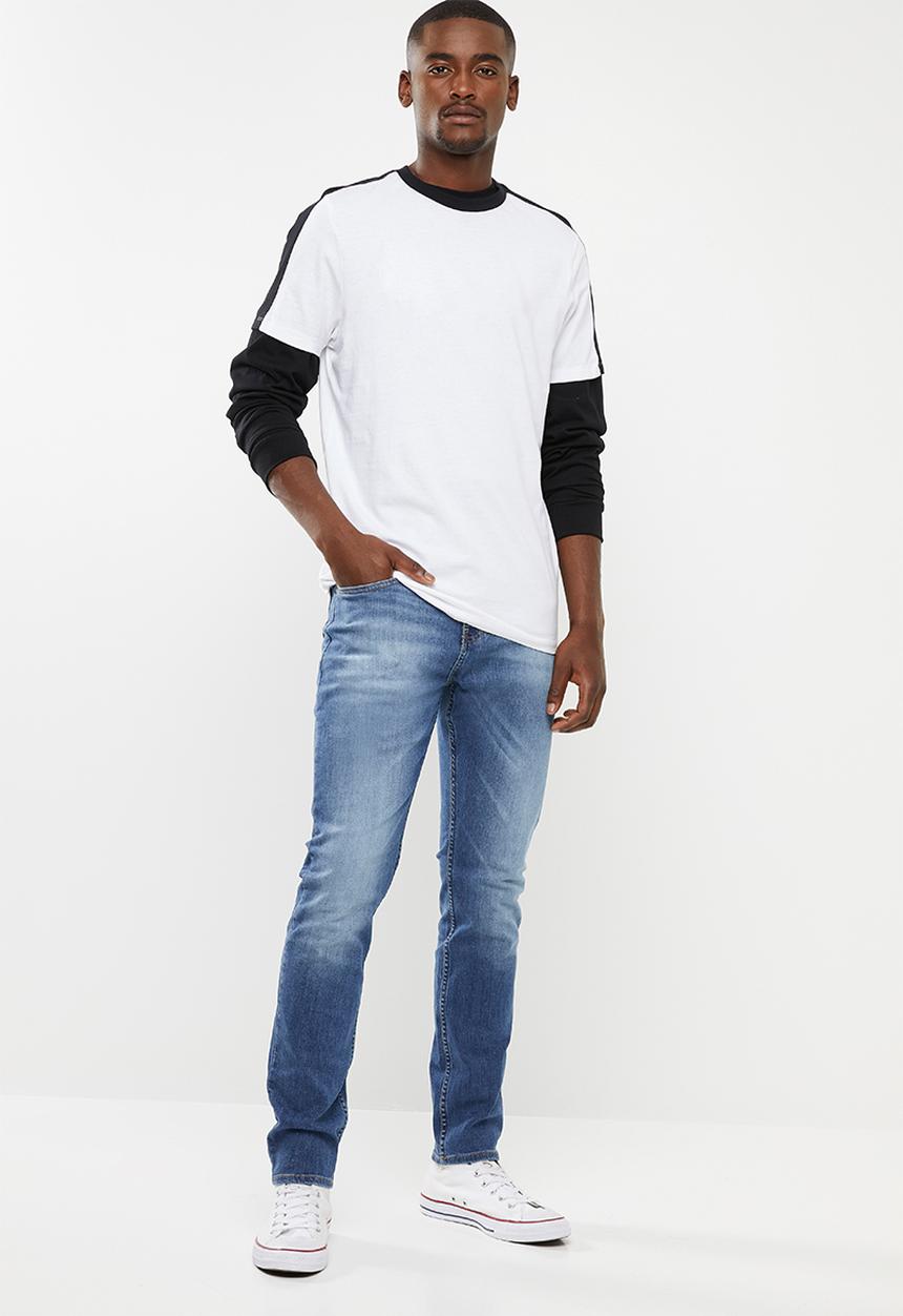 Lee  - Eddie regular comfort fit tapered jeans - blue
