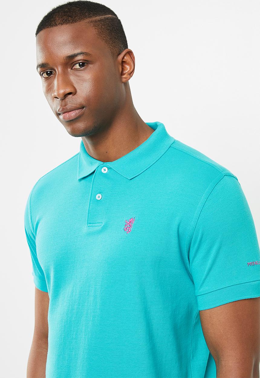 Pringle of Scotland - St Augustine styled golfer - blue
