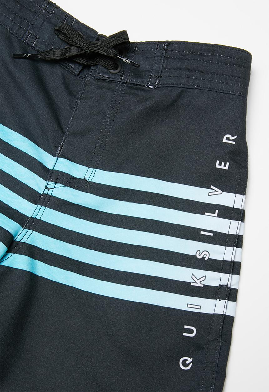 Quiksilver - Point-break boys beach shorts - black & blue