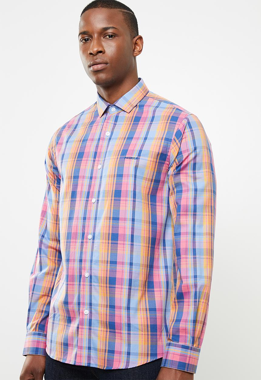 Pringle of Scotland - Milan tailored shirt - multi 