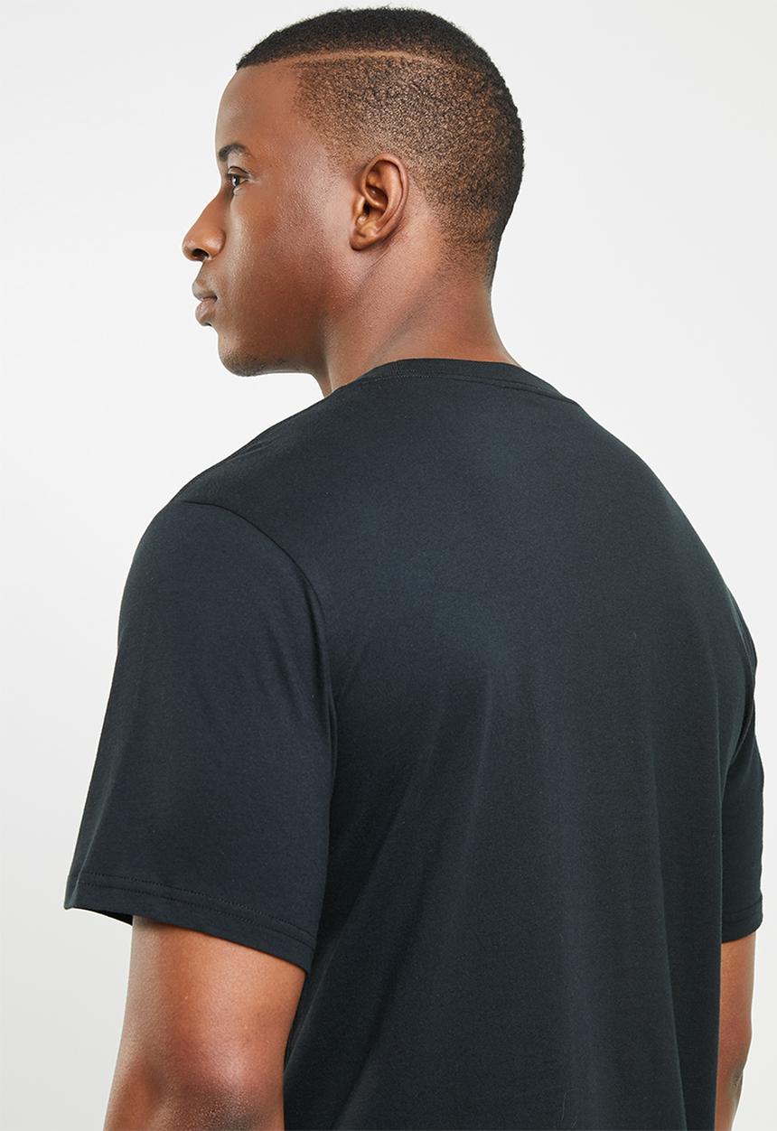 Converse - Center front logo tee - black
