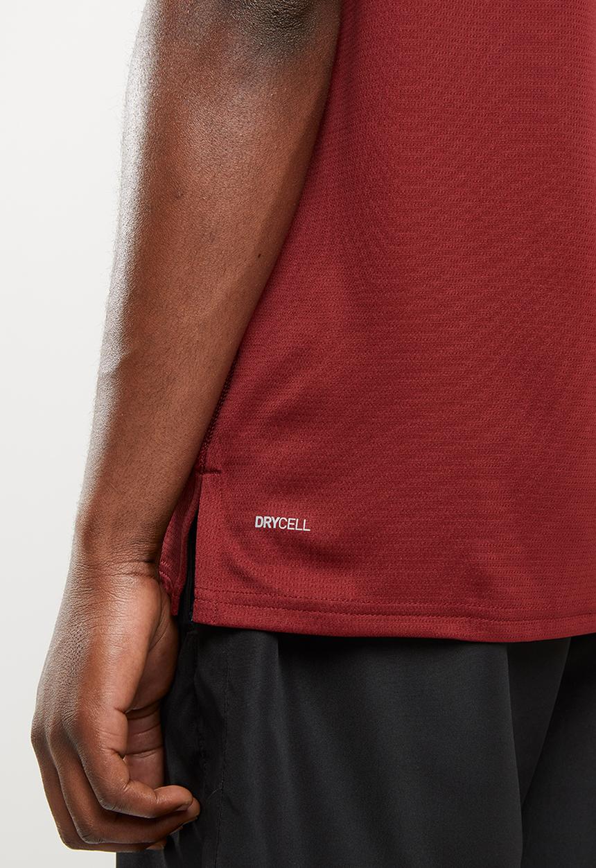 PUMA - Ignite short sleeve tee - burgundy