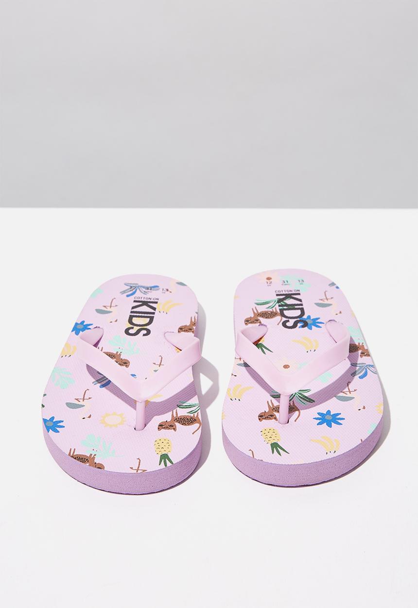 Cotton On - Printed flip flop - pink