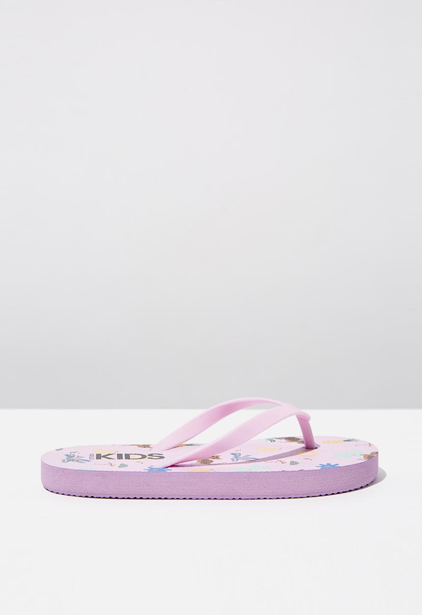 Cotton On - Printed flip flop - pink