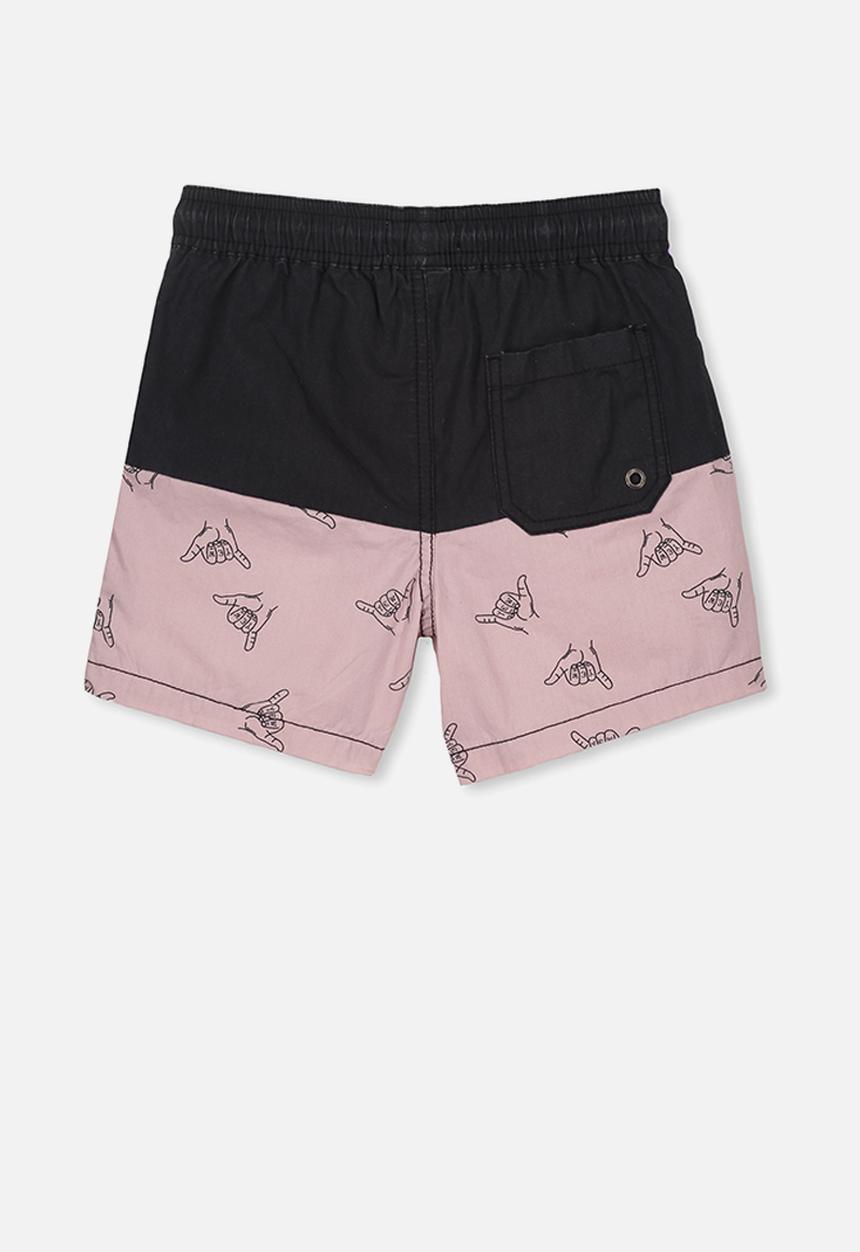 Cotton On - Volly short - black & pink 