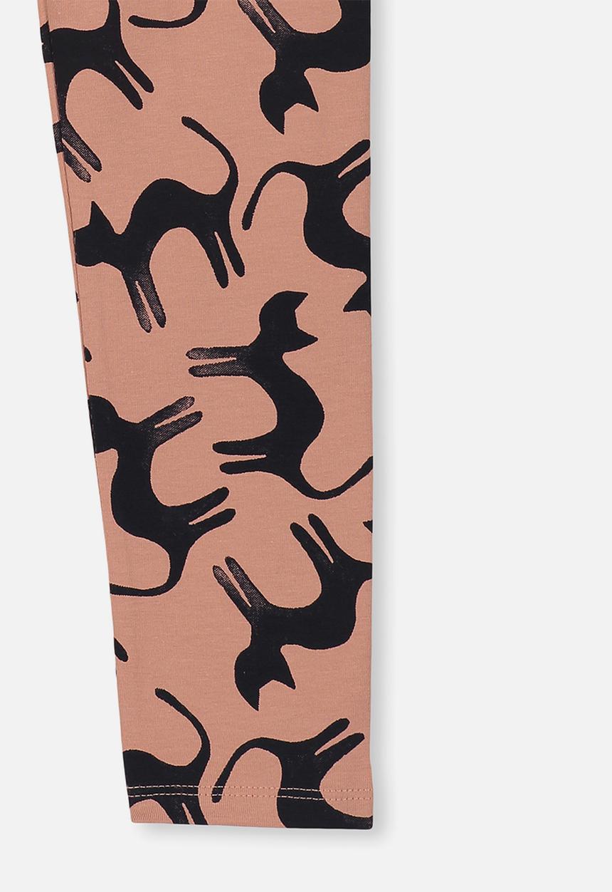 Cotton On - Huggie tights - brown & black 