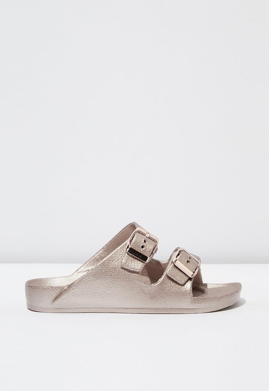 Cotton On - Twin strap slide - rose gold