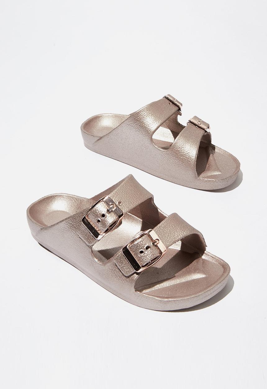 Cotton On - Twin strap slide - rose gold