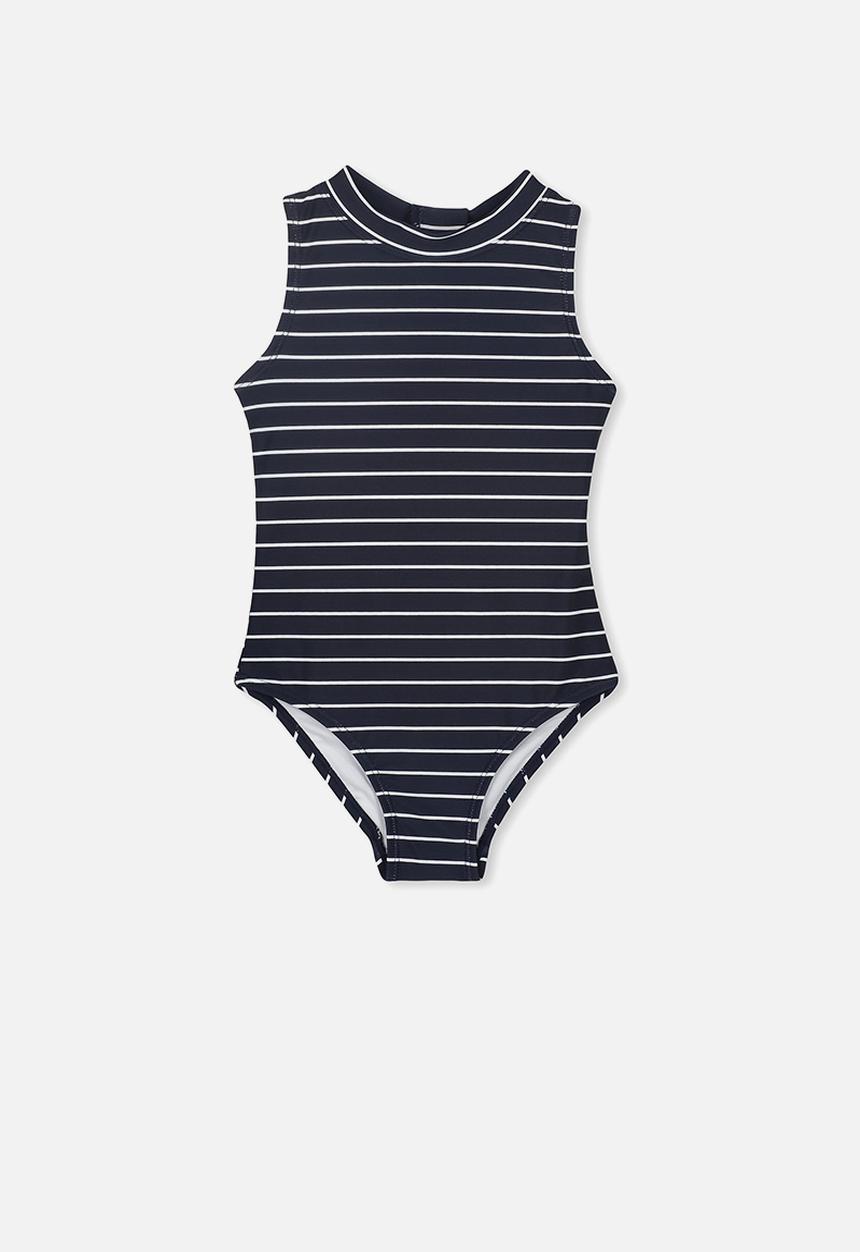 Cotton On - Rachael one piece - navy & white 