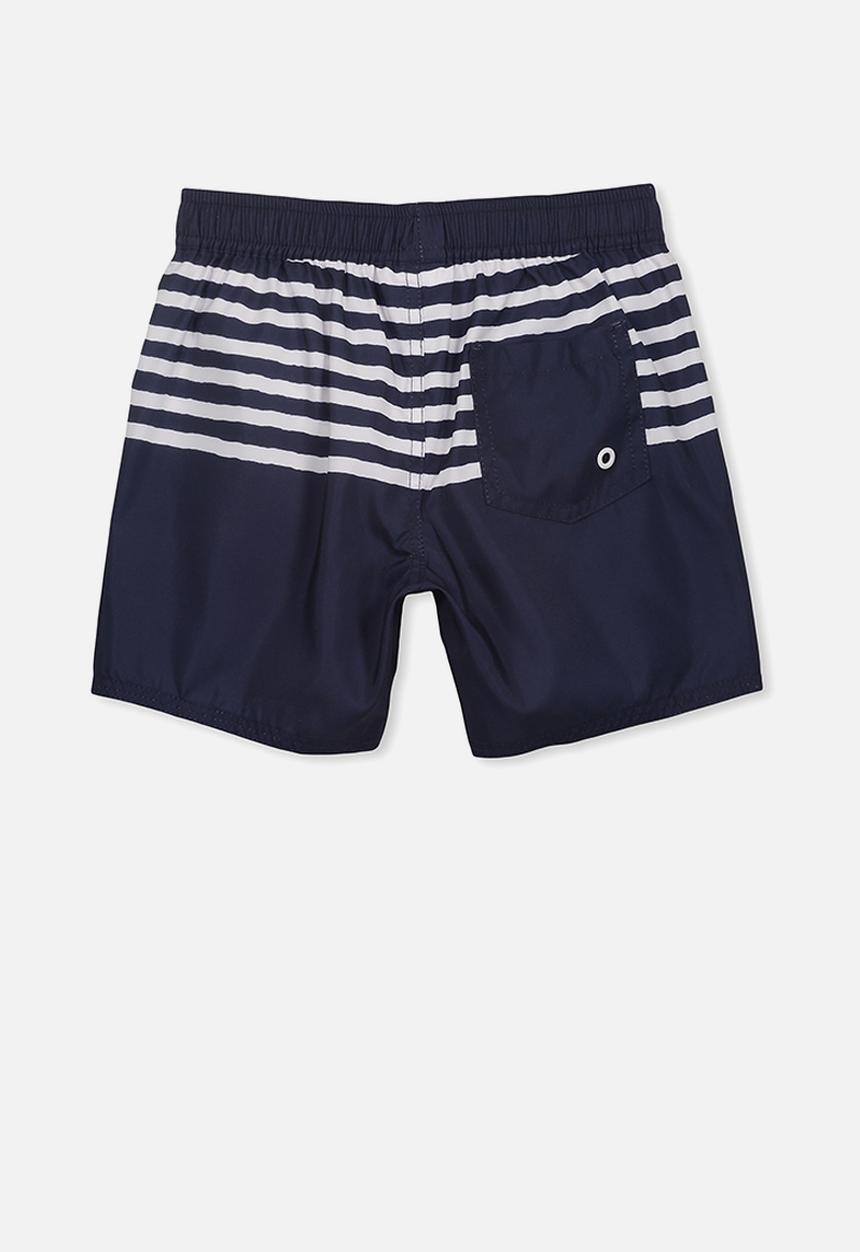 Cotton On - Bailey board shorts - navy & white 