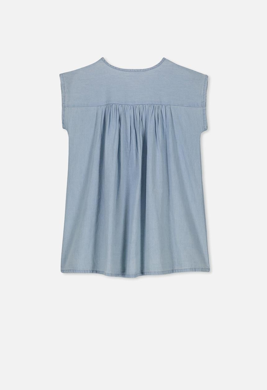 Cotton On - Penny short sleeve dress - blue 