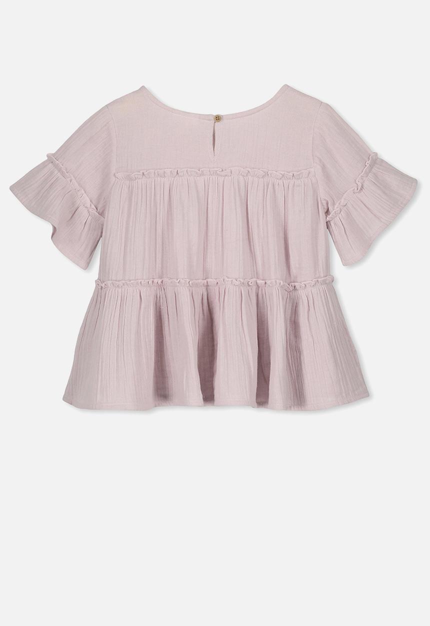 Cotton On - Frida frill top - pink 