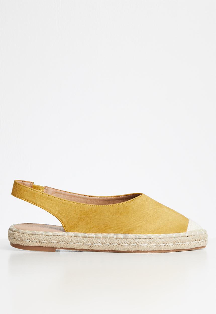 Miss Black - Plaza espadrille - yellow