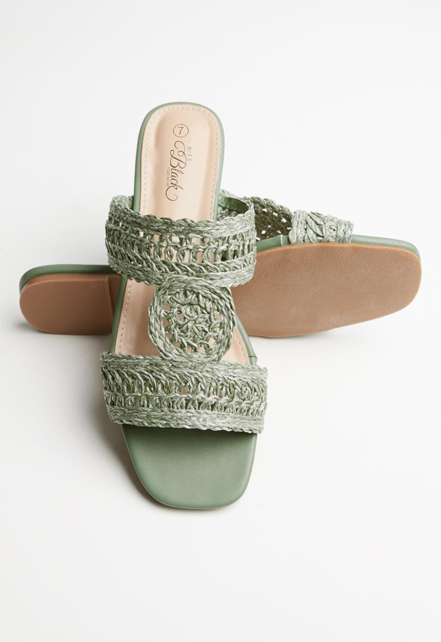 Miss Black - Olwethu sandal - green 