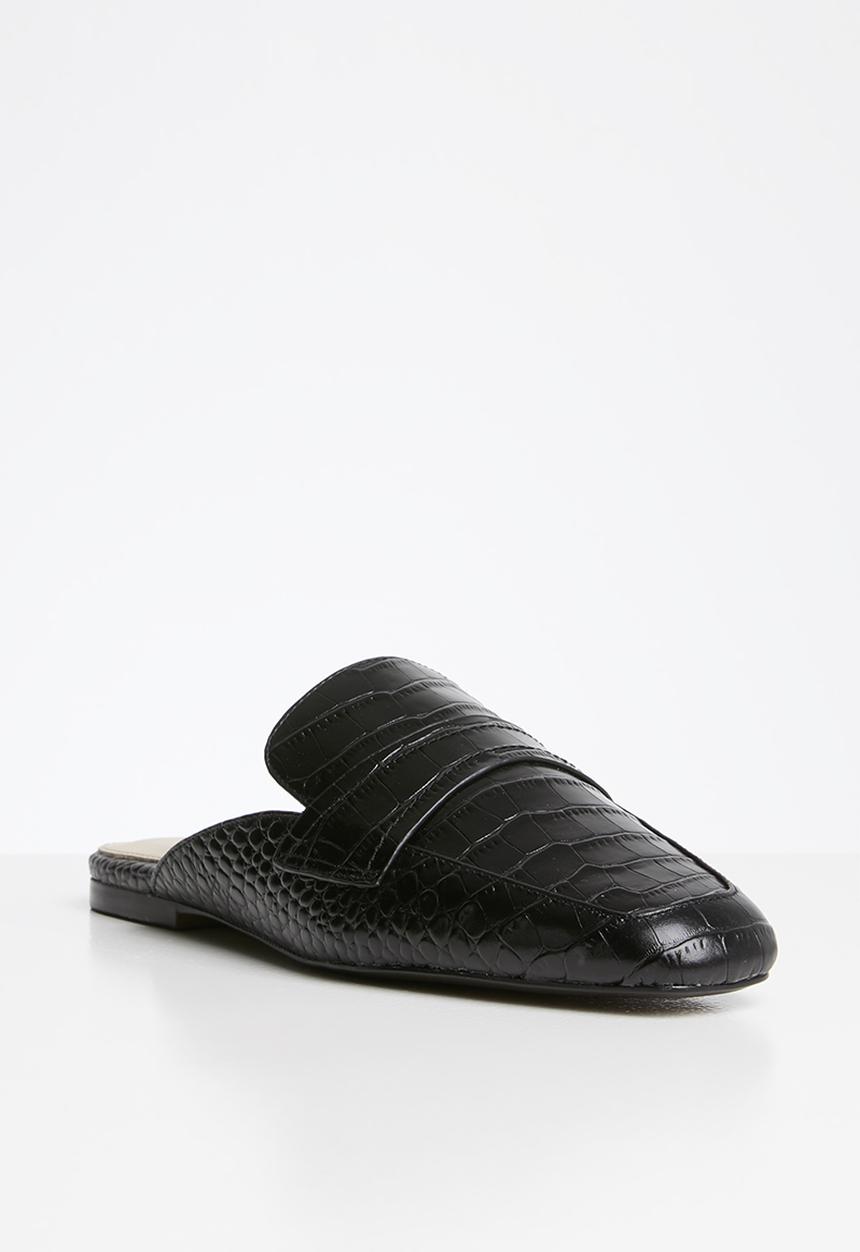 ALDO - Delilmad leather mule - black multi
