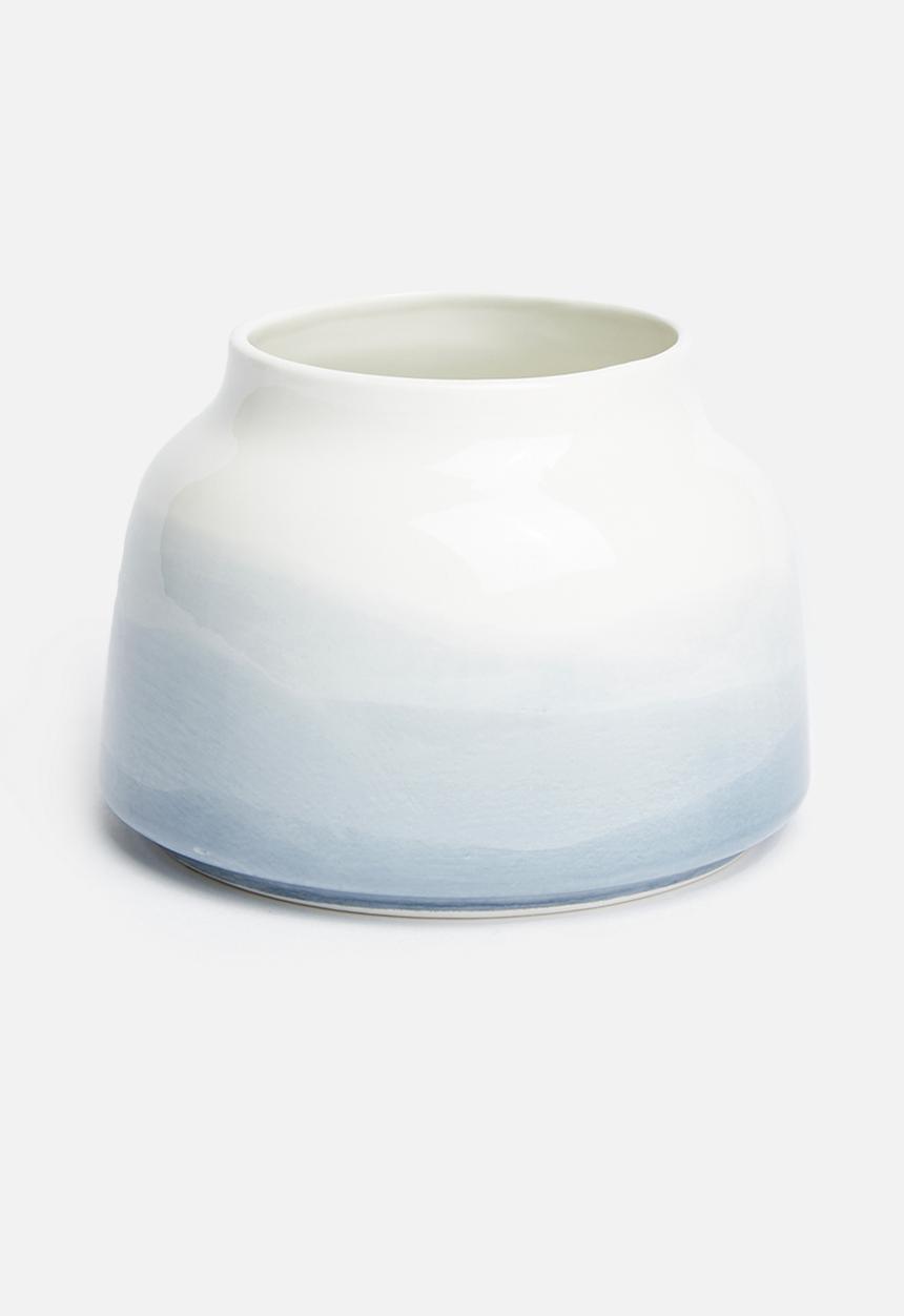Sixth Floor - China bone vase - blue