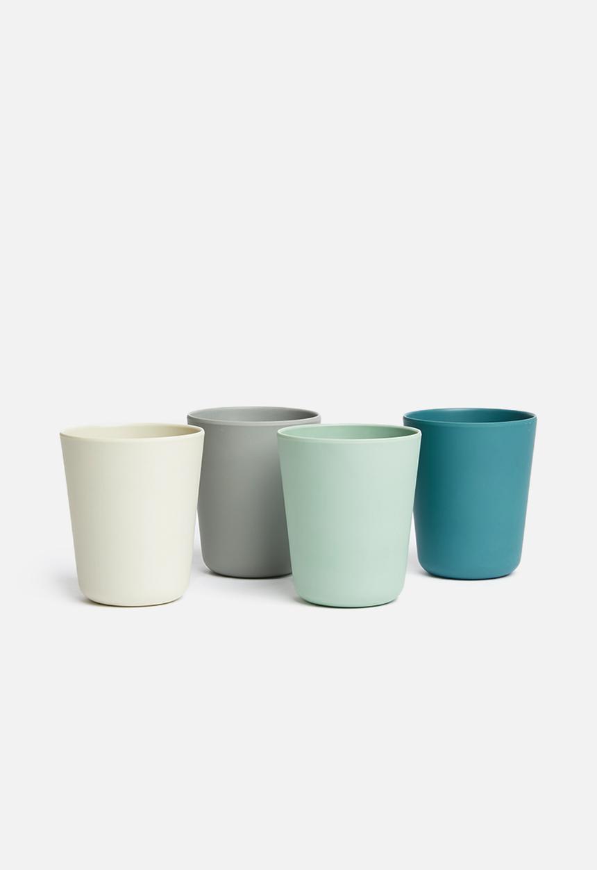 Sixth Floor - Melamine cup set of 4 - multi blue
