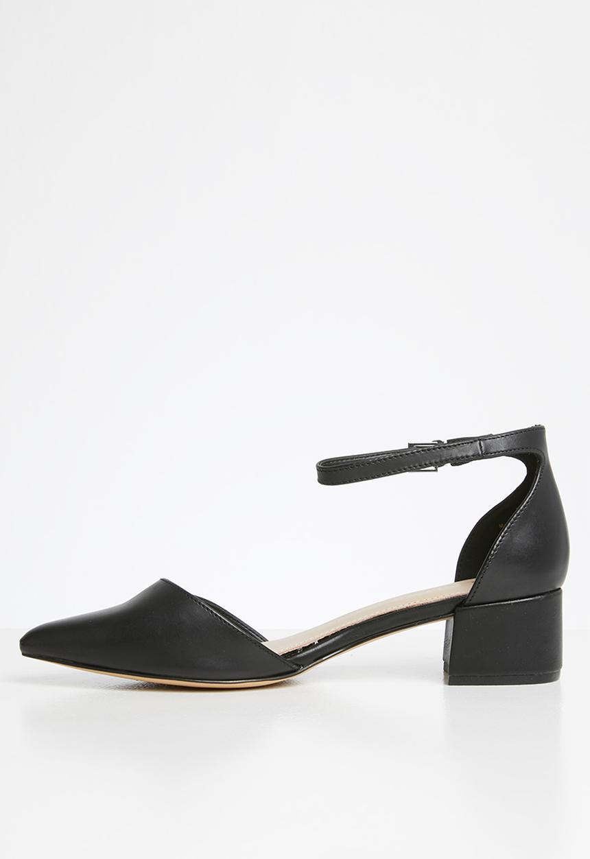 ALDO - Zulian leather heel - black