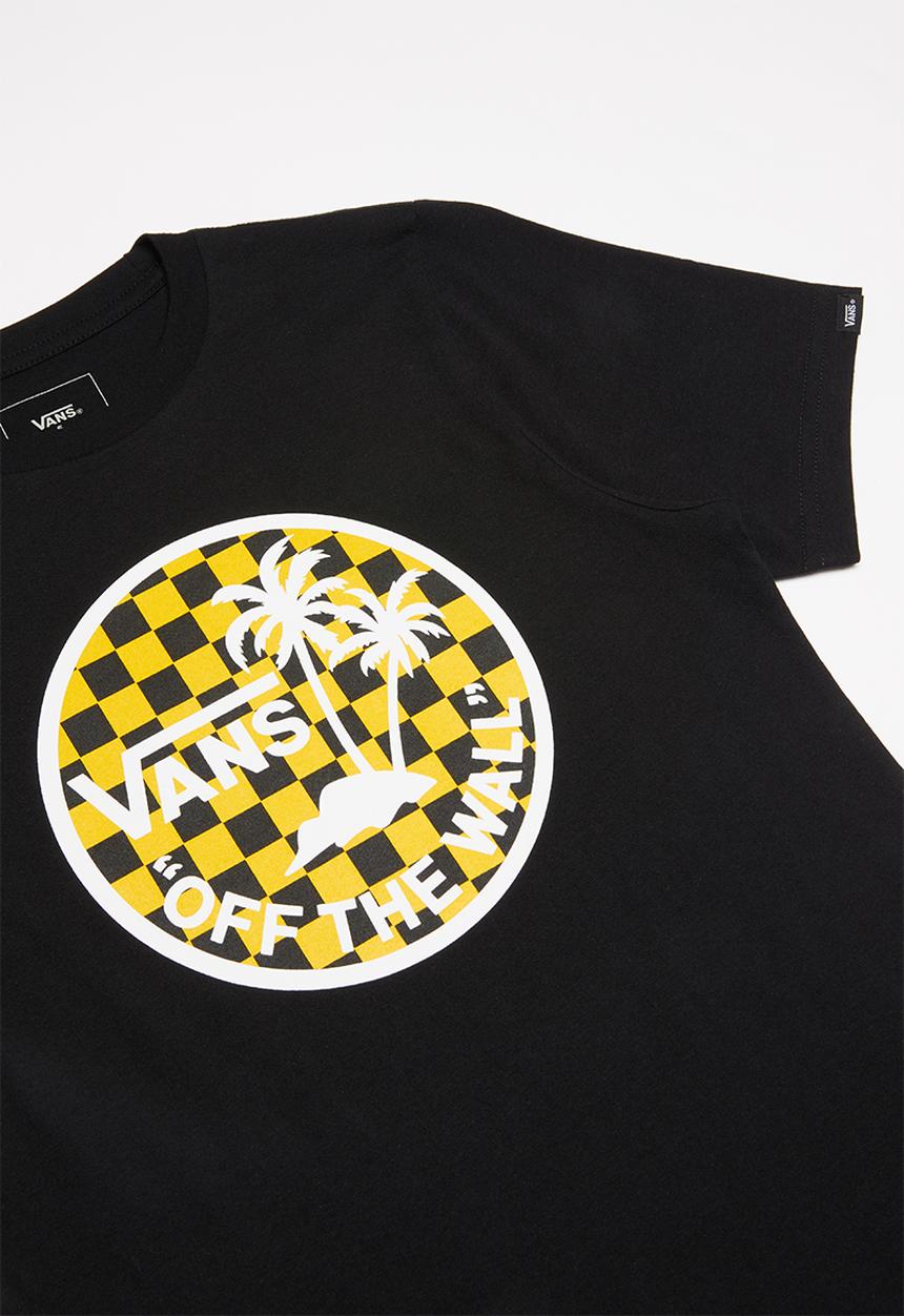 Vans - Dual palm logo fill boys - black 