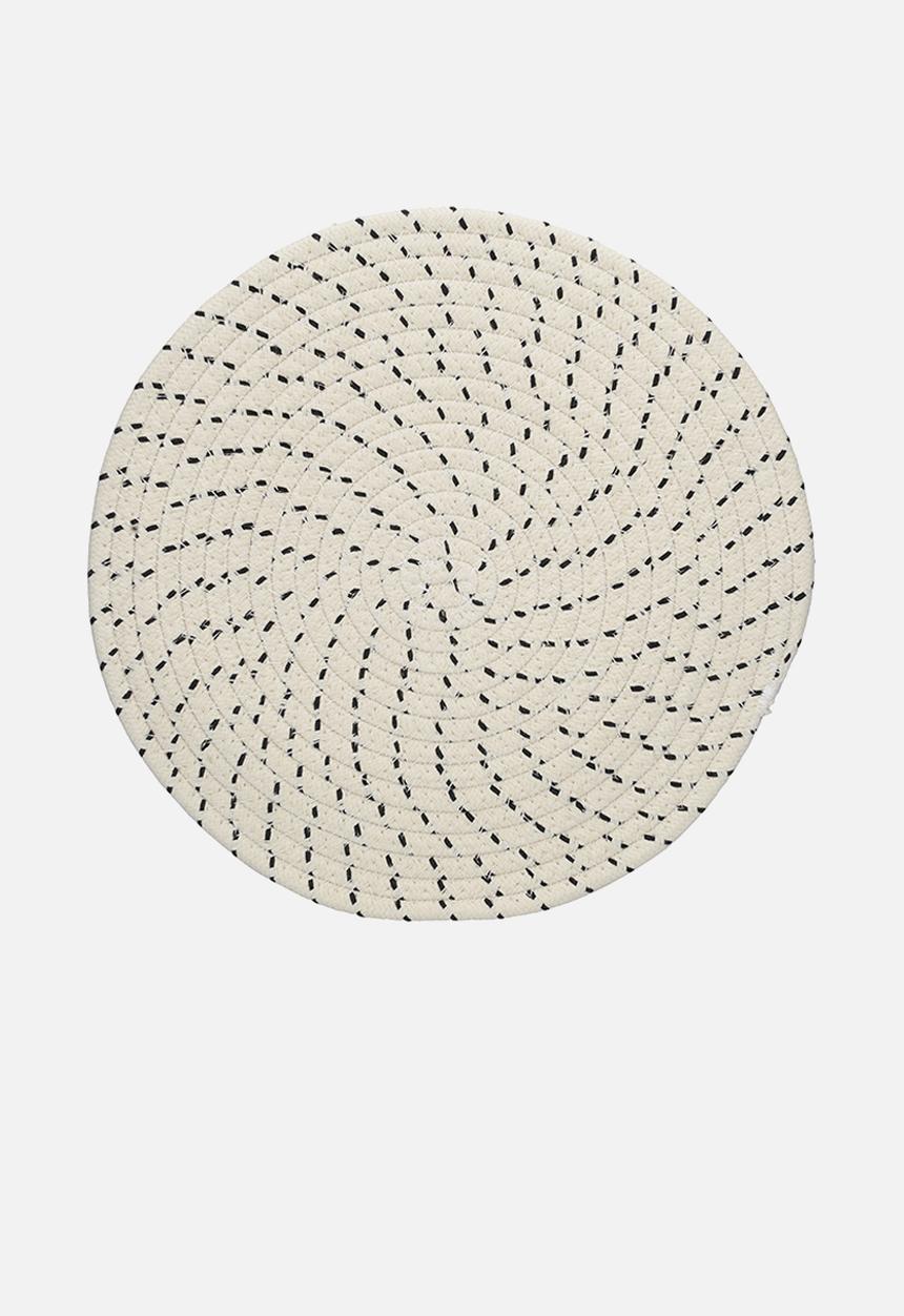 Kitchen Craft - Rope woven placemat  set of 2 - cream 