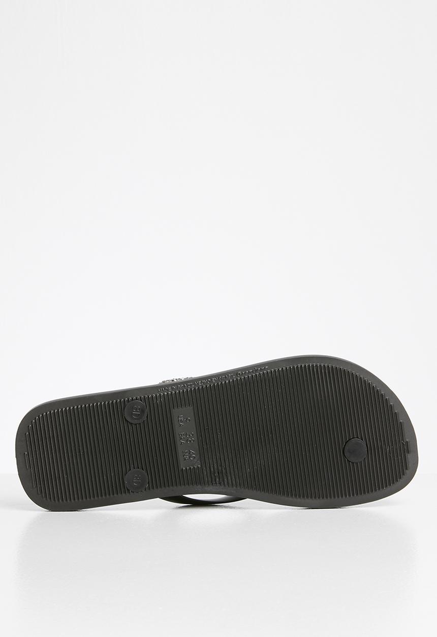 Ipanema - Glam special fem rubber thongs - black