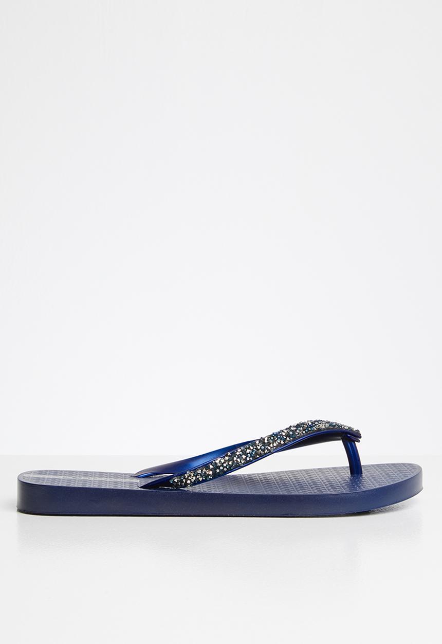 Ipanema - Glam special fem rubber thongs - blue