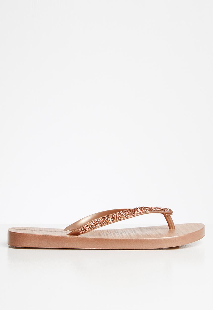 Ipanema - Glam special fem rubber thongs - rose gold