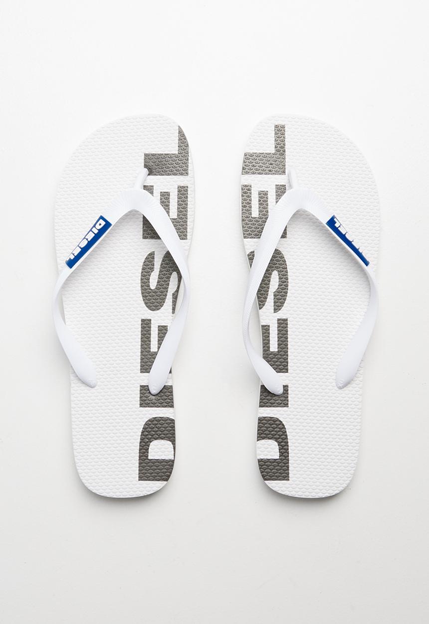 Diesel  - Brian flip flops - white