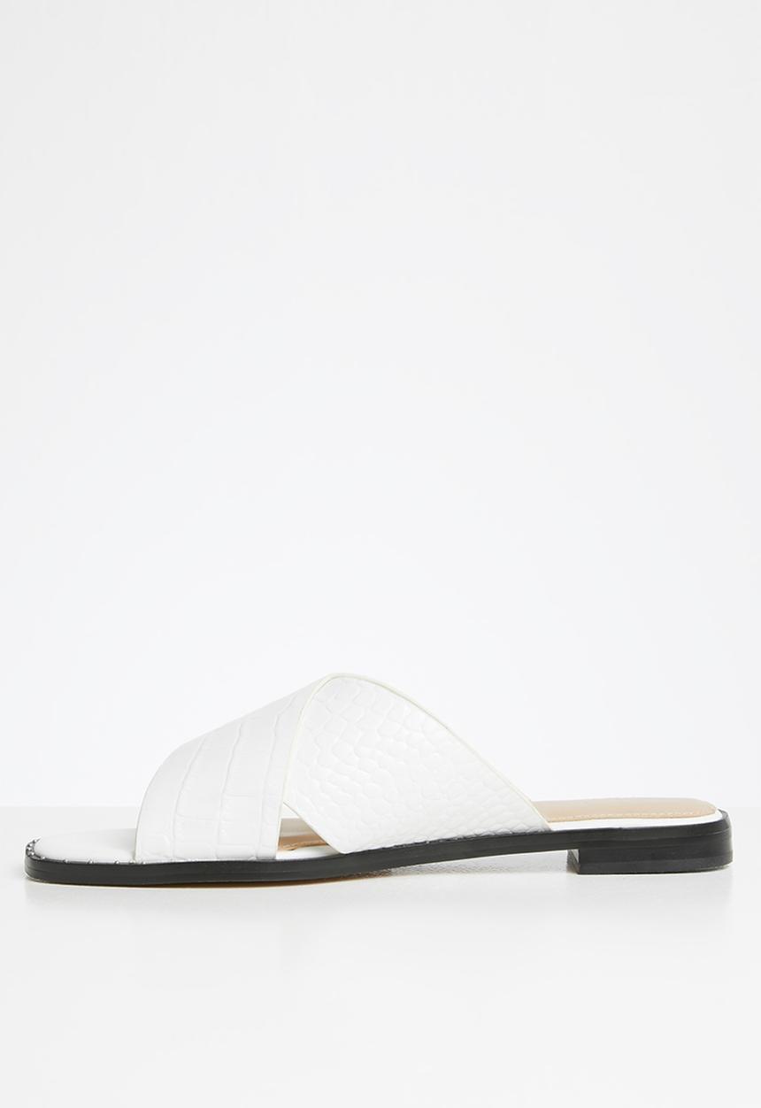 ALDO - Celararith leather sandal - white
