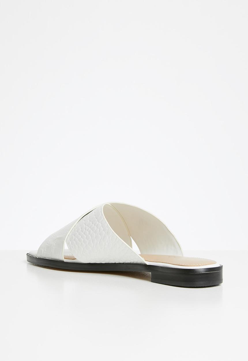 ALDO - Celararith leather sandal - white