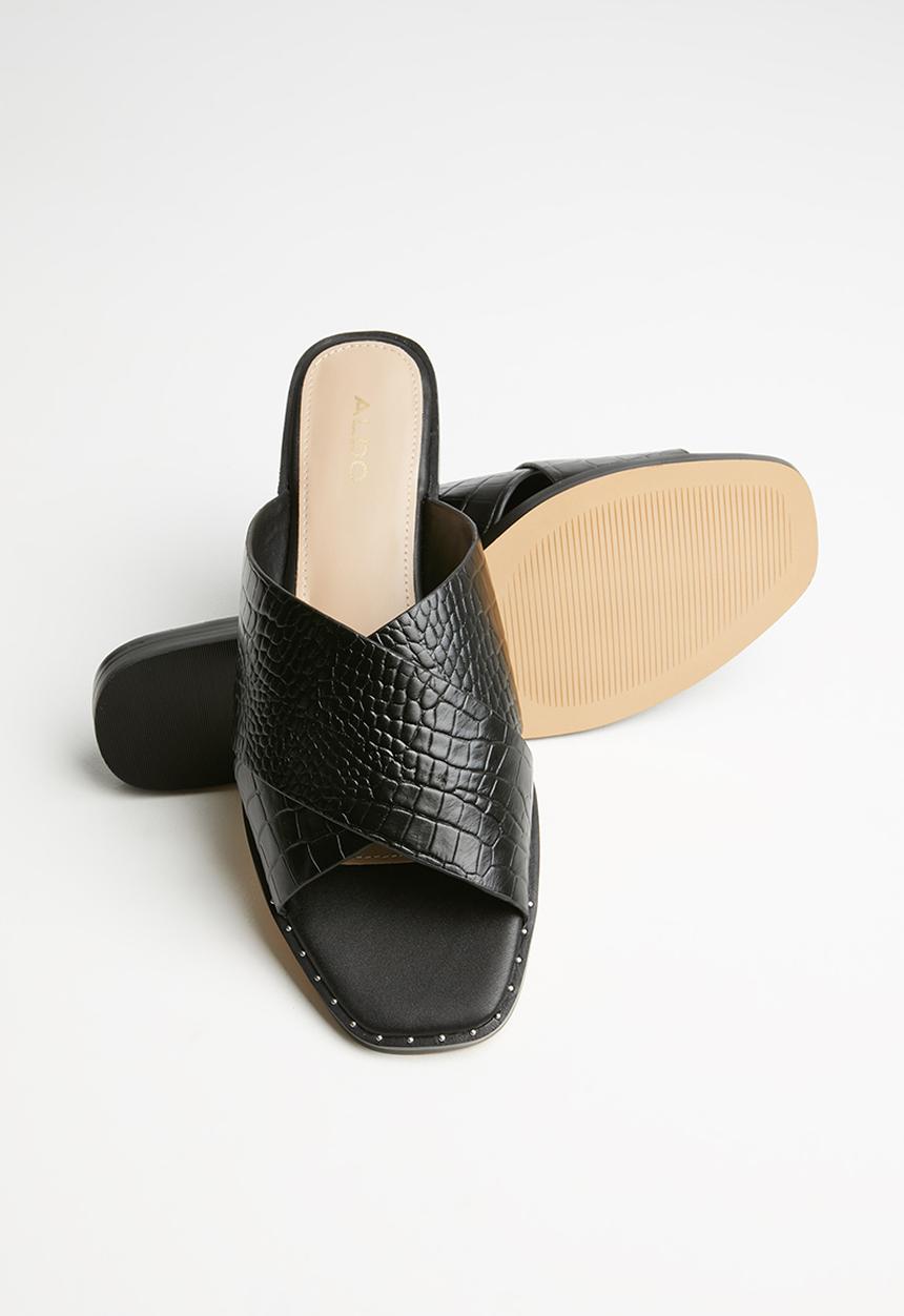 ALDO - Celararith leather sandal - black multi