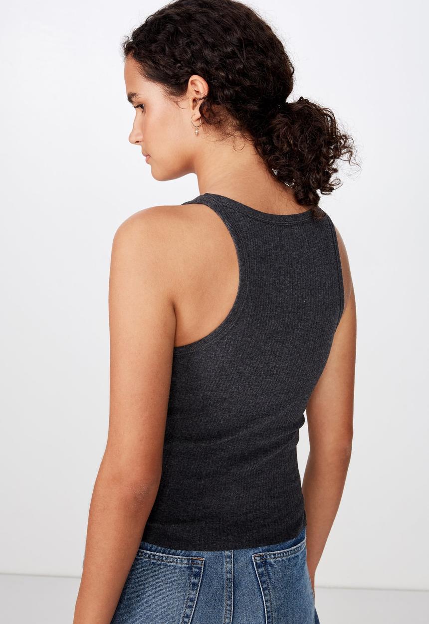 Cotton On - The turn back tank - grey