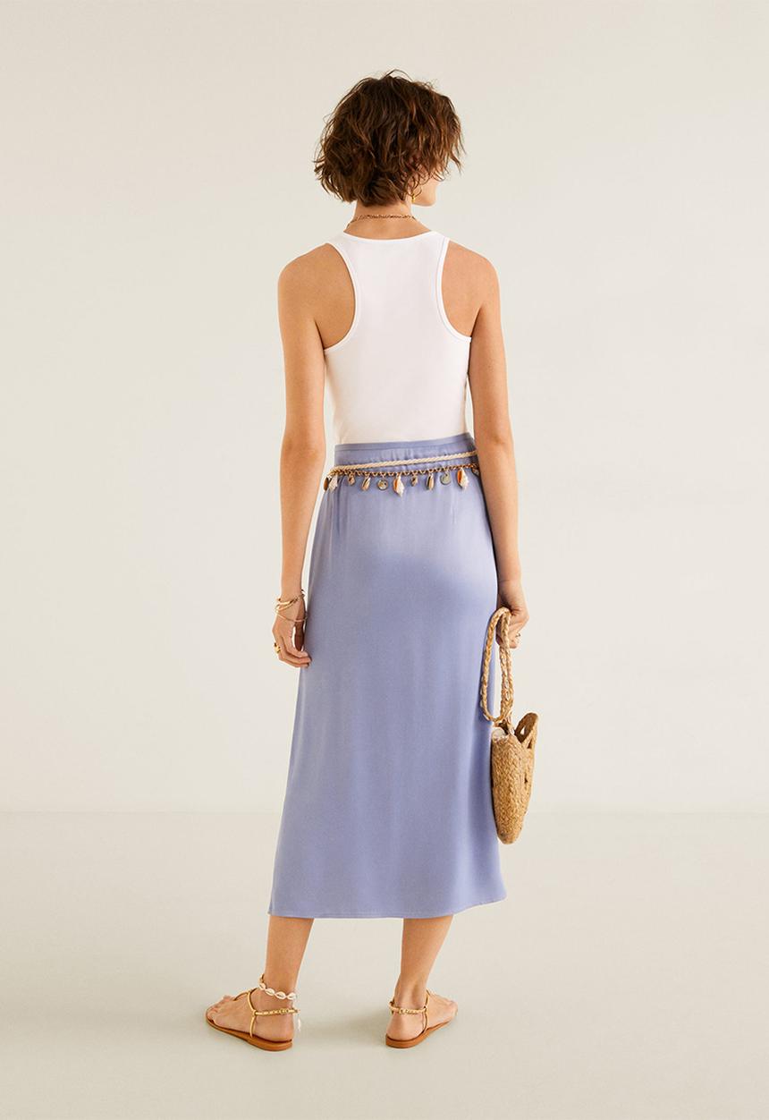 MANGO - Essential tank top - white